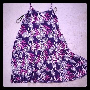 Women's purple summer dress